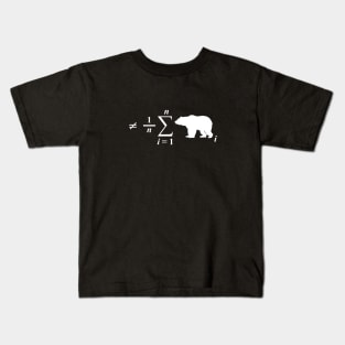 Not Your Average Bear, in White Kids T-Shirt